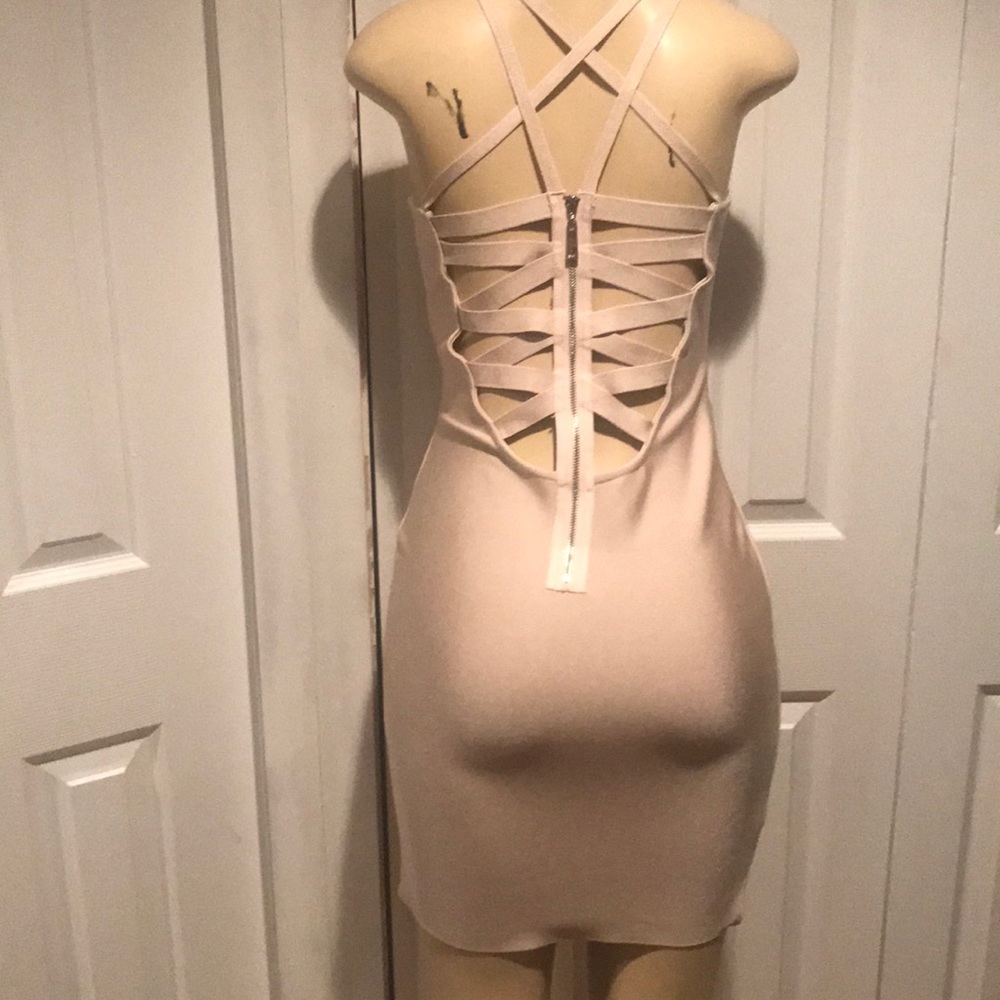 NWOT Just Anaj bandage dress L Vegas holiday club